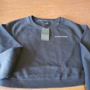 Alphalete short black sweatshirt (size Large)
